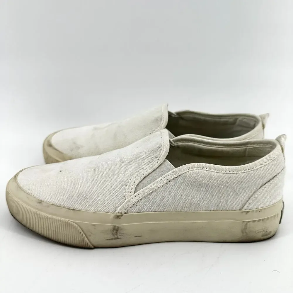 Everlane The Forever Slip On Sneakers Casual Round Toe Errands White M5 W6.5